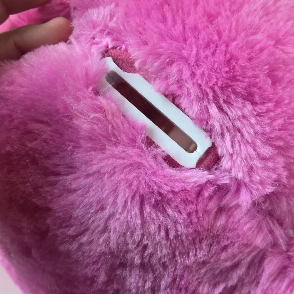 JUMBO Plush Piggy Bank Baby Pink Pig Soft Huggable
